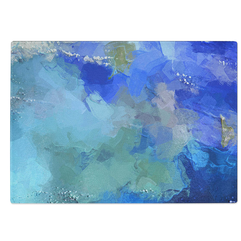 Tempered Glass Your Way in Abstract Chopping Board, 28.5 cm W x 20 cm L
