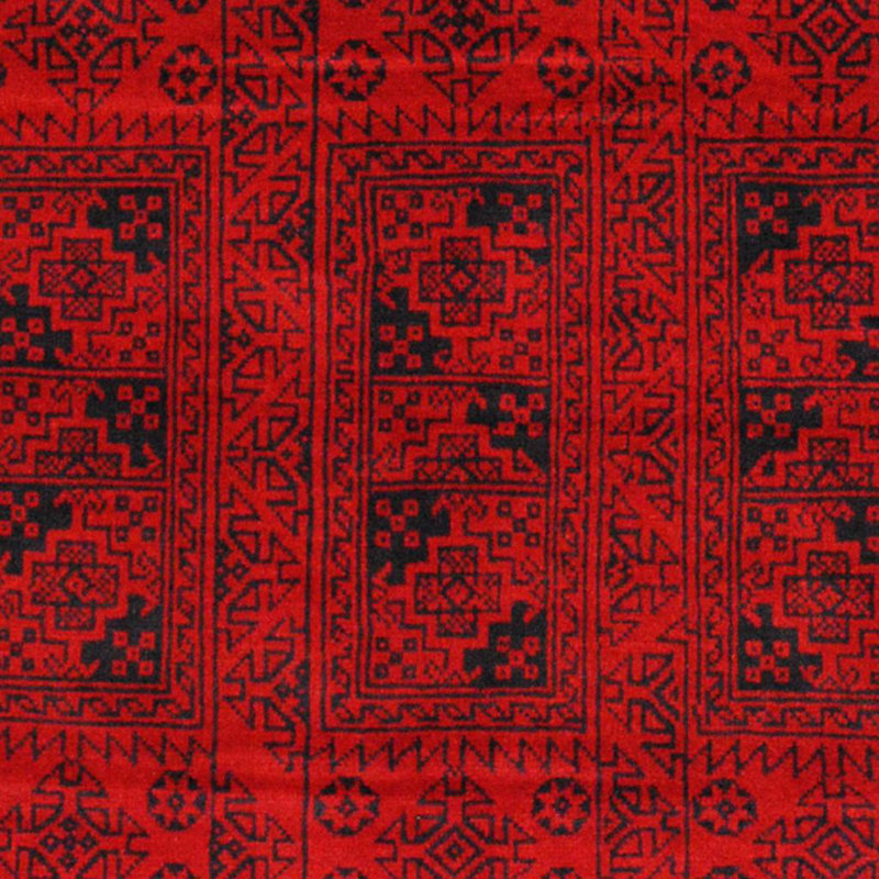 Tapis rouge en laine Hartstein