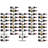 Sorbus 9-Bottle Wine Rack Wall Mounted in Black