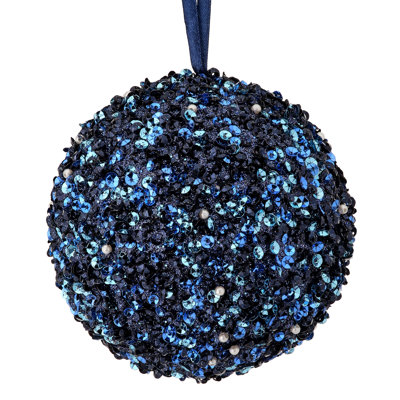 5" Sequin/Bead/Glitter Ball Ornament