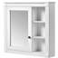 Armoire de salle de bain murale à miroir - Blanc, moderne et pratique