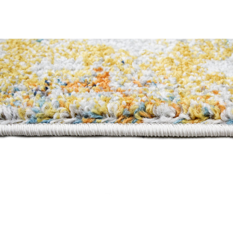 Lucio Collection Transitional Abstract Area Rug Multi, Runner 2'6" x 8'