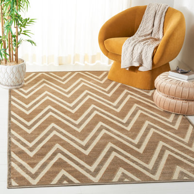 Tapis performance à chevrons Haileymarie