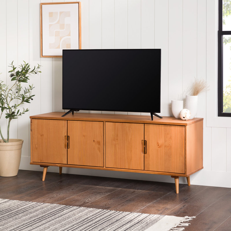 Guernsey Unfinished TV Stand, Caramel