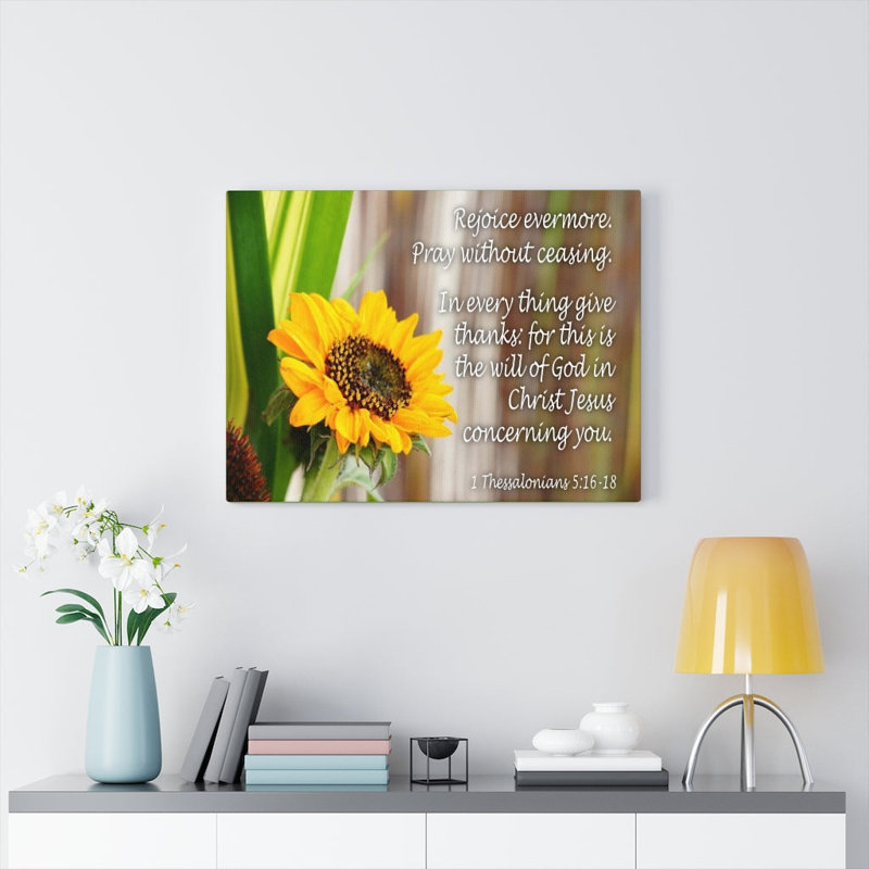 Rejoice Evermore - Wrapped Canvas Print, 61cm H x 76cm W