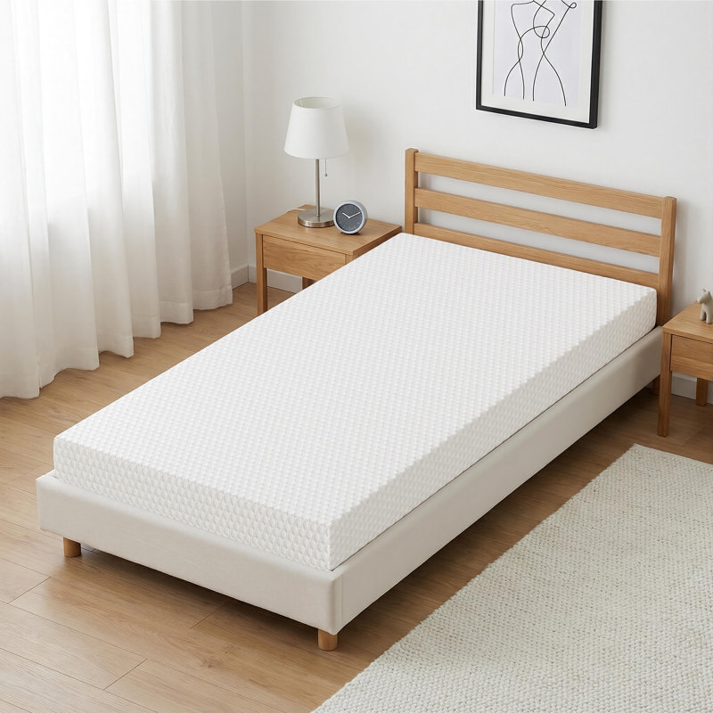 Medium Firm Cooling Gel Memory Foam Mattress in A Box with Removable Cover, Twin XL, 5"