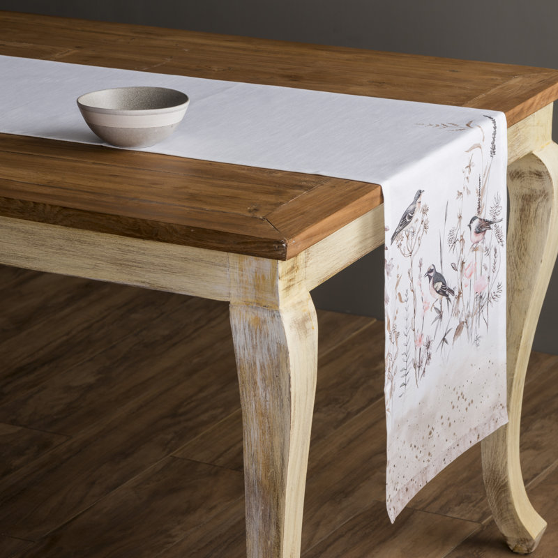 100% Cotton Table Runner, 108" L x 14.5" W