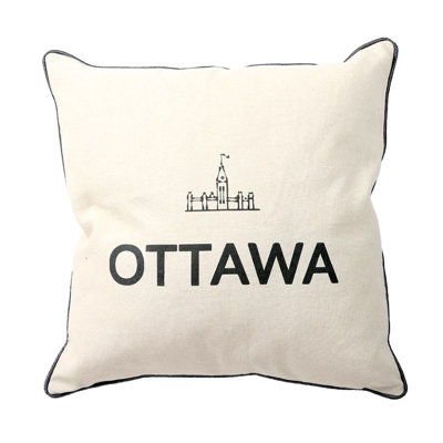 Coussin O Canada Cities - Ottawa