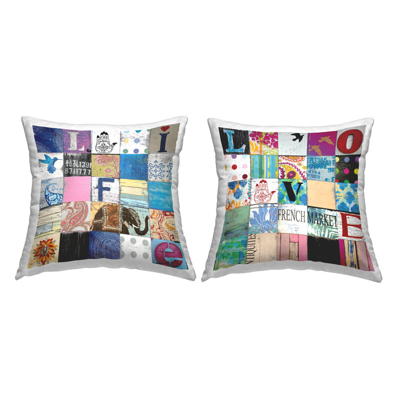 Checkered Throw Pillow