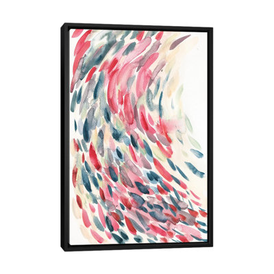«Feather Train» par Albina Bratchava, reproduction d'art graphique sur toile