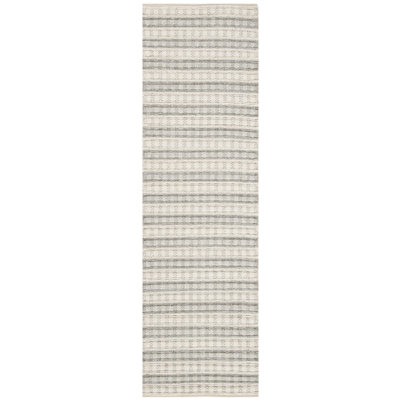 Russo Hand Woven Bamboo Silk Striped Rug
