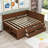 Kouta Wood Daybed with Drawers and Shelves-2034574561-2034574574