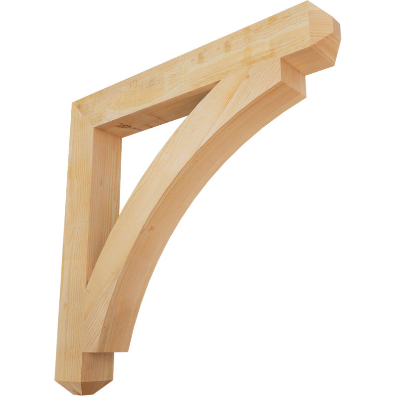 Support pour scie rugueuse, cèdre rouge de l'Ouest l 6 po x P 46 po x H 46 po Thorton Craftsman, Cèdre rouge
