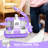Upholstery Cleaner Machine, 20Kpa Portable Carpet & Upholstery Spot Cleaner Machine, Deep Stain Cleaning for Carpet, Pets, Stairs, Car Seat, Couch, with Self-Cleaning Tool and Tough Stain Tool, Purple, H3B-V