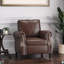 CLUB CHAIR, chaise en similicuir