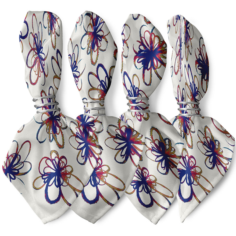 Serviette Jump for Joy Penelope, Bleu royal