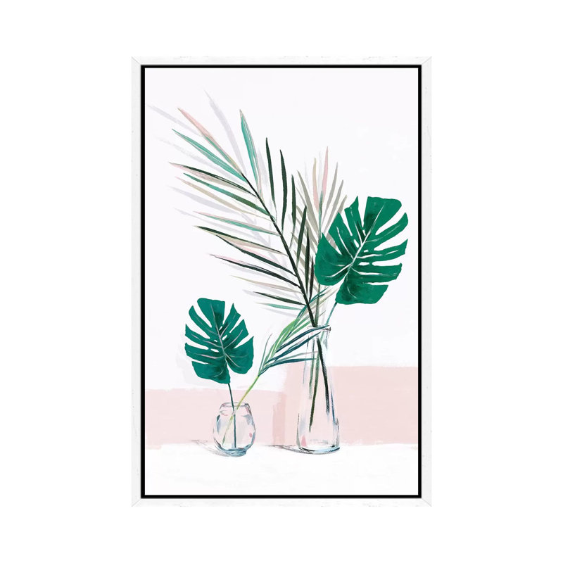 Riley 1 Piece Painting on Canvas, 101.6 cm H x 66.04 cm W, White Framed