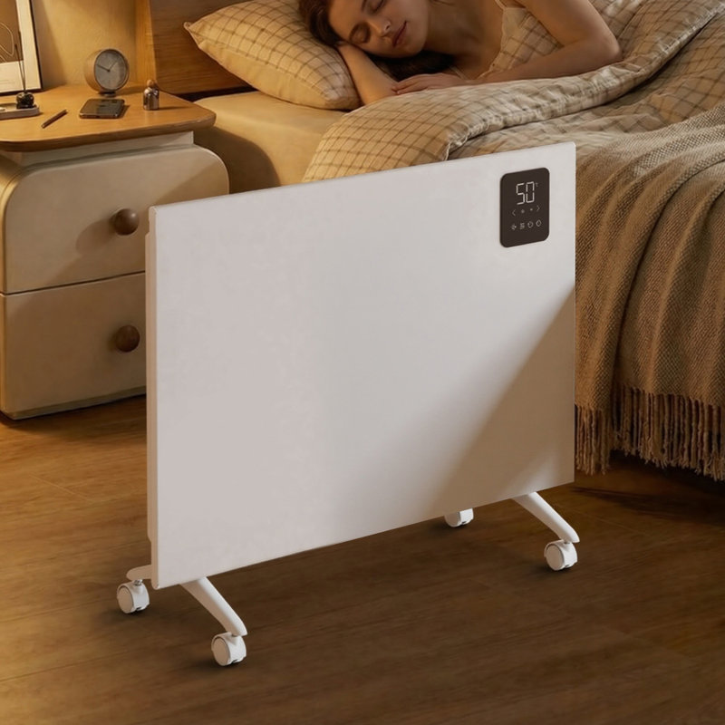 Living And Home 1500 Watt 5118 BTU Electric Panel Space Heater with Adjustable Thermostat and with Digital Display