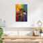 Adriany, cuisine colorée, impression de nourriture, épice, cuillère, affiche, peinture abstraite, cuisine, décoration murale, salle à manger, toile encadrée, œuvre d'art pour la décoration intérieure, 20 po x 30 po