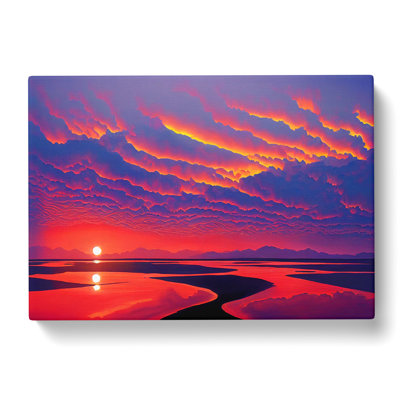 Legendary Ocean Beach Sunset - Wrapped Canvas