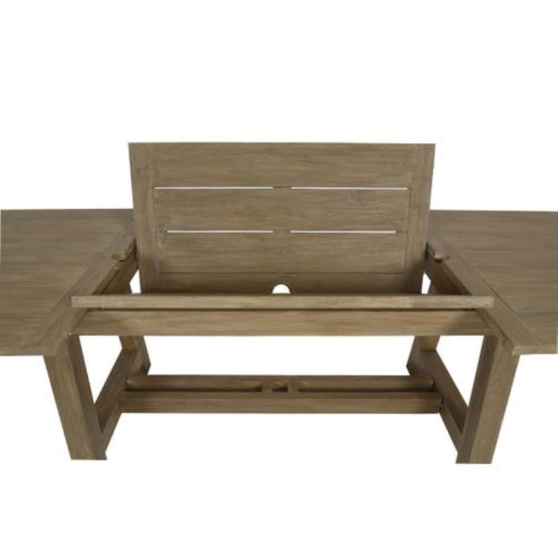 Coastal Teak Extension Teak Outdoor Dining Table