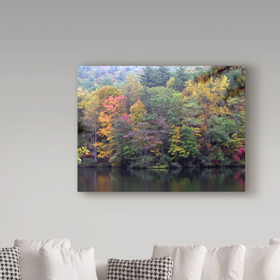 'Painted Hillside' Photographic Print on Wrapped Canvas