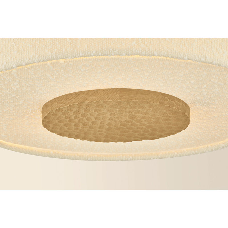 Plafonnier cylindrique en lin Miller par Hilary Matt x Mitzi, 18, 3