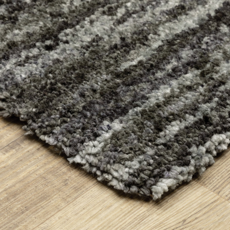 Tapis gris anthracite Sven, Rectangle 9 pi 10 po x 12 pi 10 po