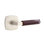 Select Mortaise d'intérieur de passage avec rosette urbaine moderne et L-Sq. Tige, marbre Rosso Levanto