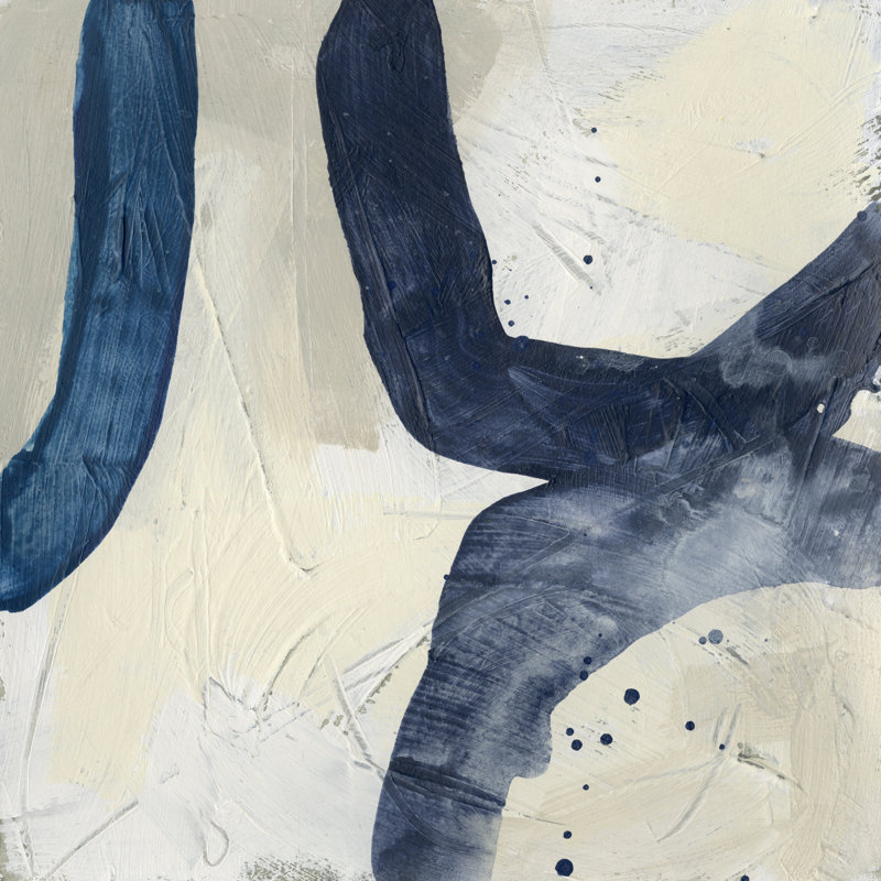 Blue System VII by June Erica Vess - Wrapped Canvas Painting, 51cm H x 51cm W x 3.8cm D