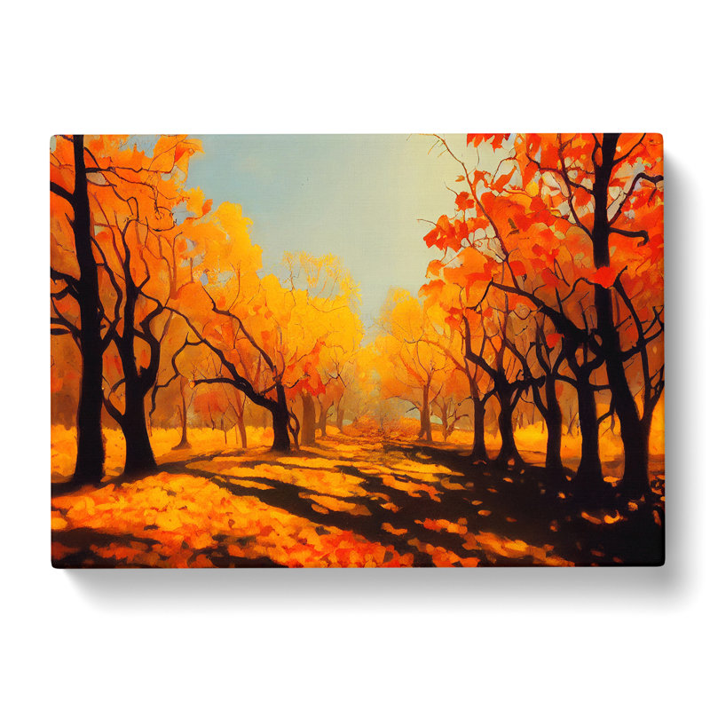 Sweet Autumn Forest - Wrapped Canvas, 35cm H x 50cm W x 3cm D