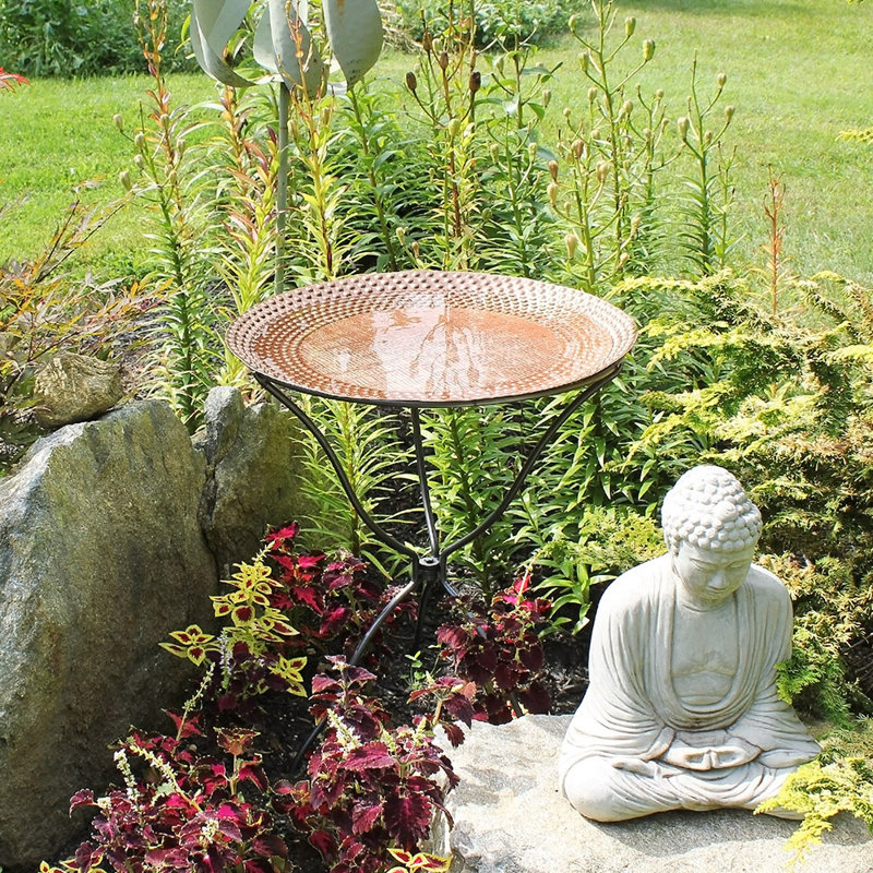 Classic II Hammered Birdbath