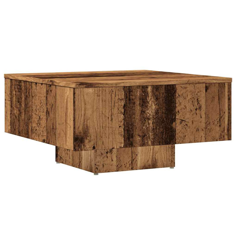Etana Pedestal Coffee Table, Old Wood