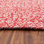 Etherton Chevron Hand Braided Cotton Red/White Area Rug-599216928
