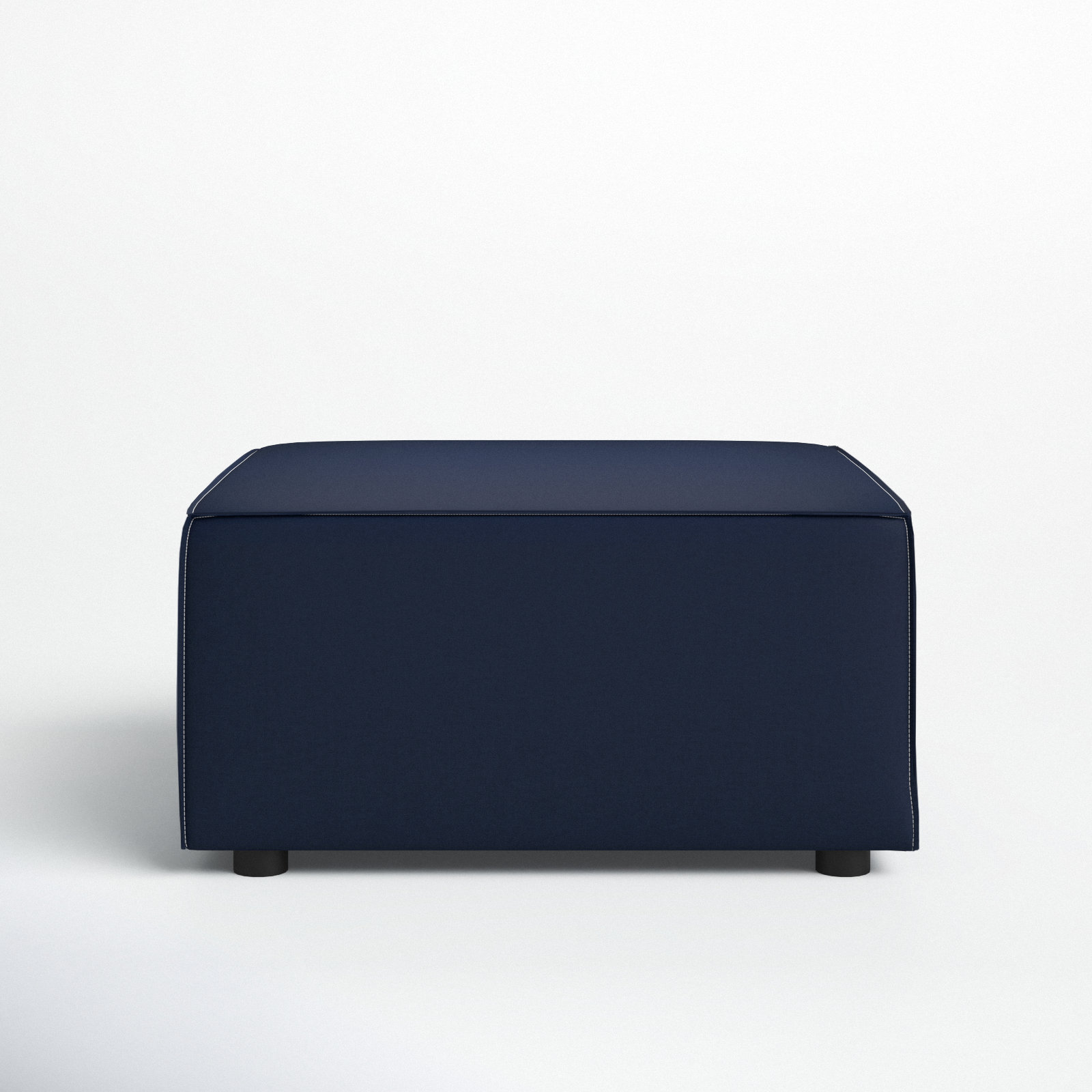 Modway Saybrook Patio Ottoman, Navy