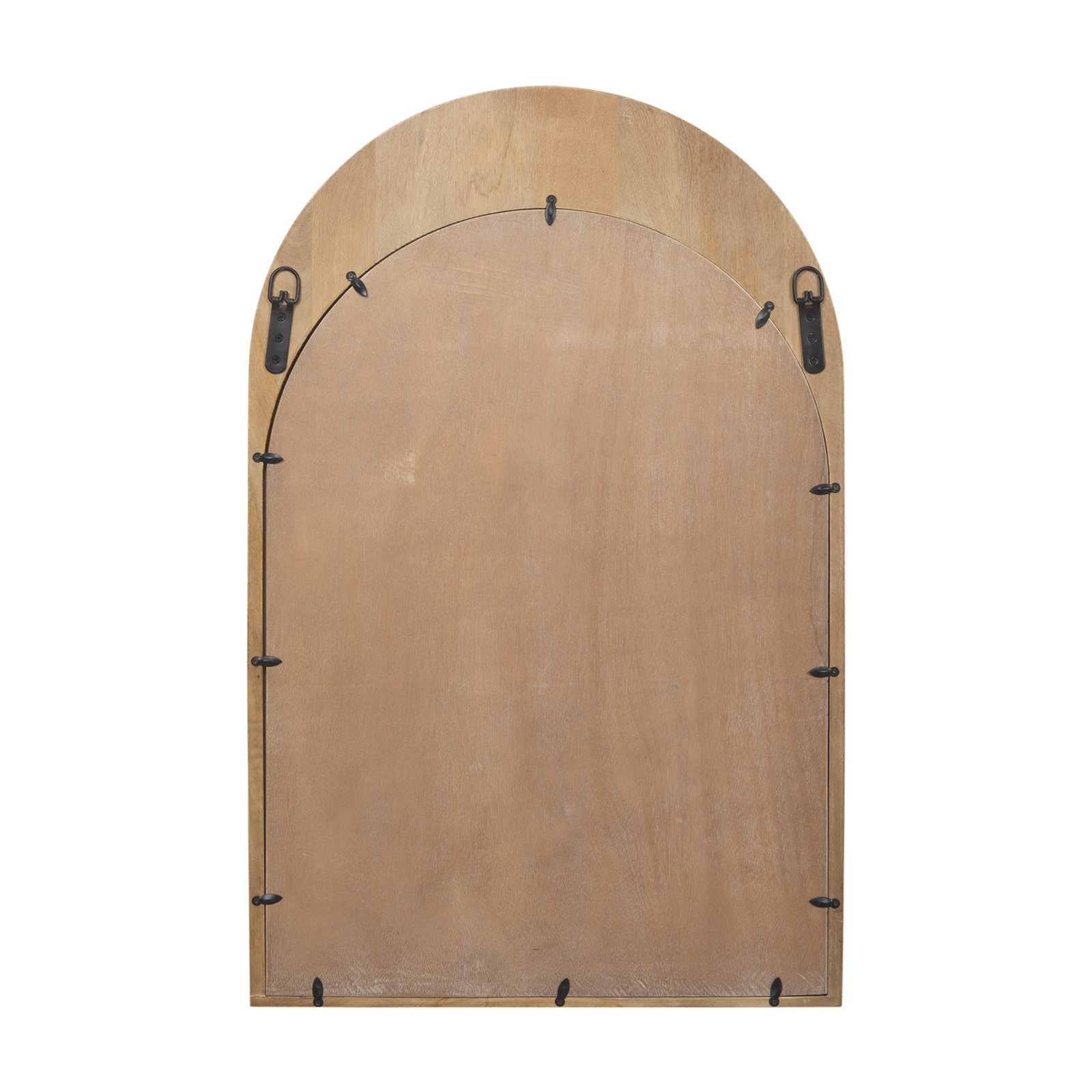 Vixe Mango Accent Mirror, Light Brown, 36" x 23"