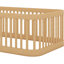 Structure de lit en bois avec clôture-223364307
