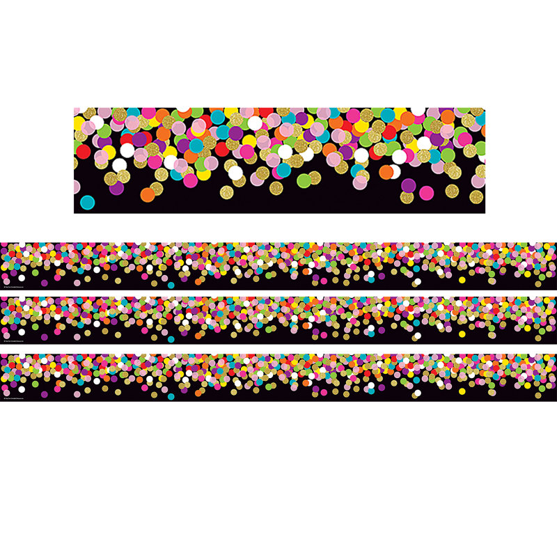 Bordure confetti droite