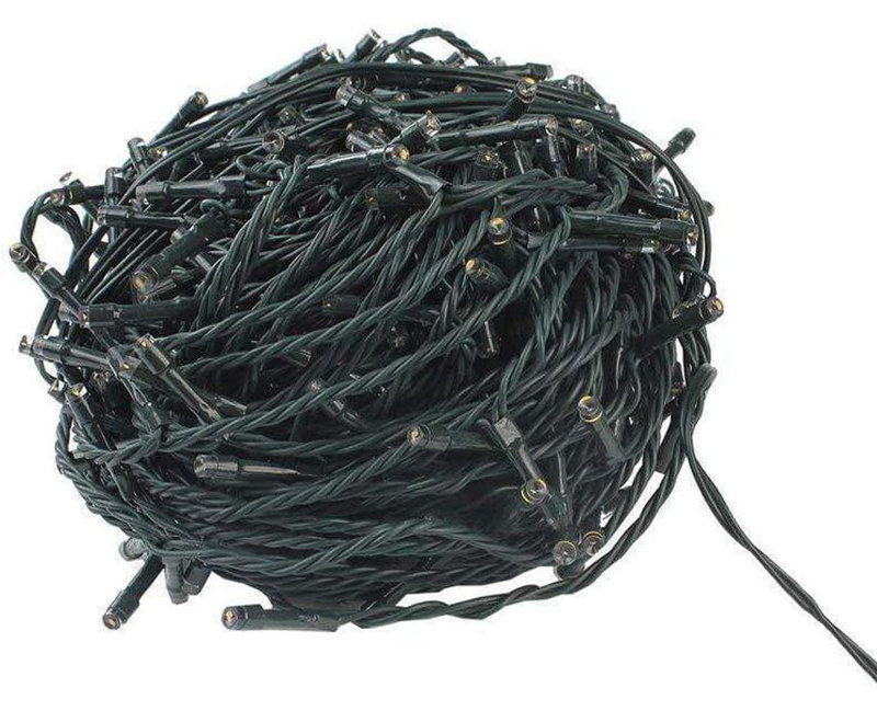 LED Indoor / Outdoor String Lights, 12cm H x 12.5cm L x 4cm D, Cool White
