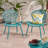 Modern Chairs with Durable Iron Frame and Mesh Seating for Indoor and Outdoor Use-1006762588