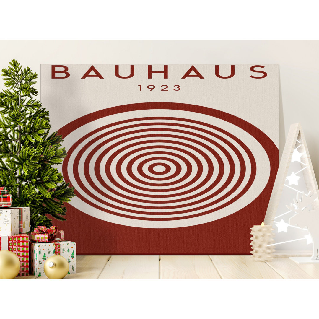 Bauhaus 1923 Canvas Wall Art, Geometric Print, Abstract Art, Modern Decor, Ready to Hang, Gallery Wrapped Canvas