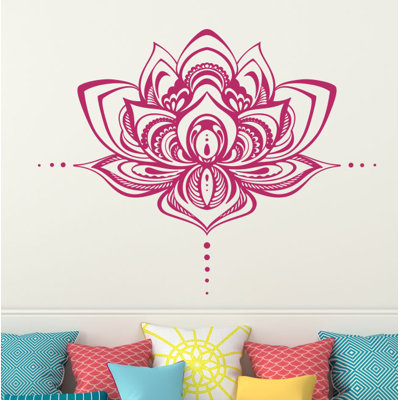 Décalcomanie murale fleur lotus Natazhat
