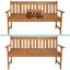 Banc de jardin en bois Rawlings
