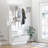 Combination Model Gate Cabinet With Shoe Cabinet+Hang Shelf+ Mirror-1464742271