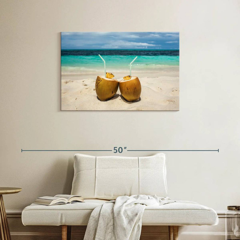 Yarlin Tropical Coconut Drinks, 24" H x 36" W