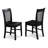 5 Piece Kitchen Table Set for 4 Includes a Rectangle Dining Room Table with Butterfly Leaf and 4 Solid Wood Seat Chairs, Black-228718718