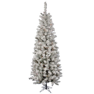 Pacific Flocked Pine Artificial Christmas Tree
