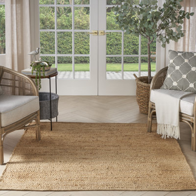 Gerri Solid Color Flatweave Area Rug