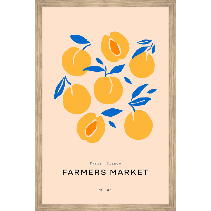 Paris Farmers Market by Marmont Hill - Single Picture Frame Painting, 91cm H x 61cm W
