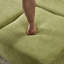 Canapé modulaire convertible avec 3 repose-pieds Ebern Designs - Lit en mousse haute rebond, canapé en chenille peu encombrant pour les studios et les bureaux à domicile.-637114589